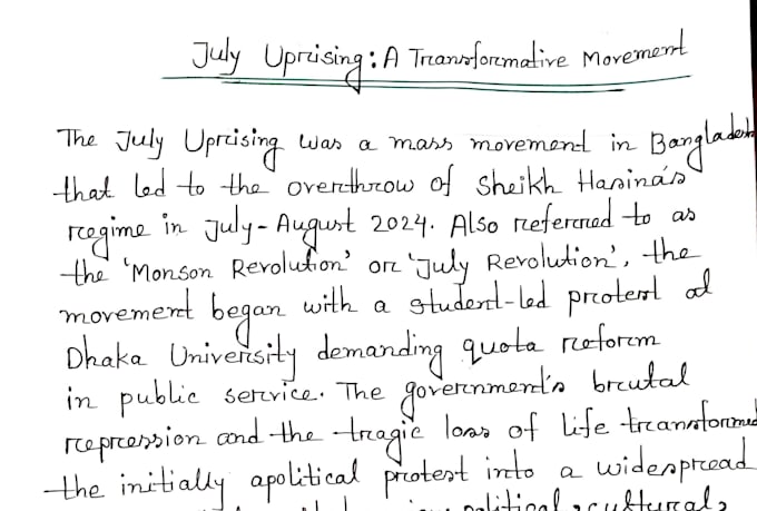 do hand writing and translation